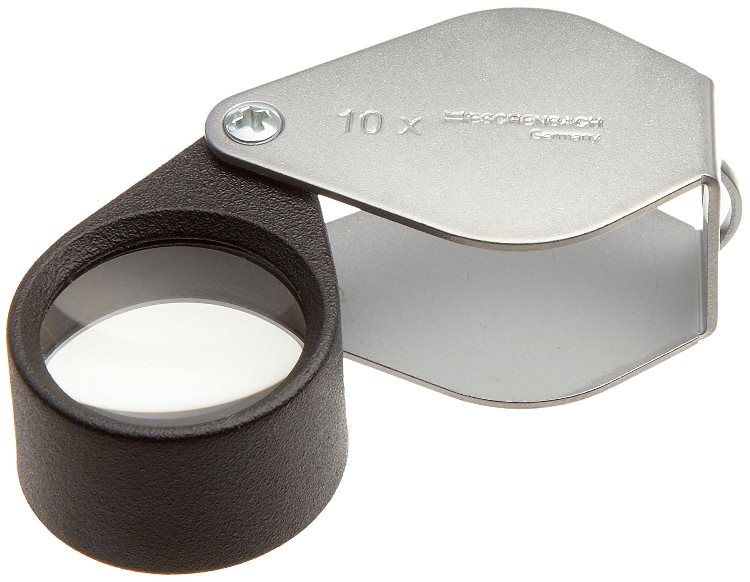 Eschenbach 1176-10 Precision Folding Magnifier 10X Jeweler Loupe
